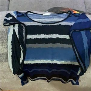 Flowie blue stripped shirt